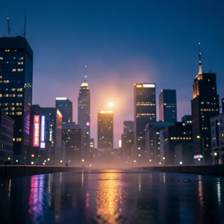 Across the Neon Sky
