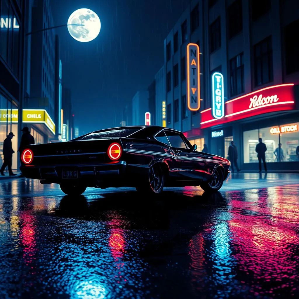 Midnight Drift in the City