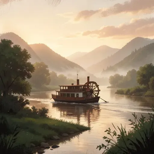 Old Paddle Wheeler
