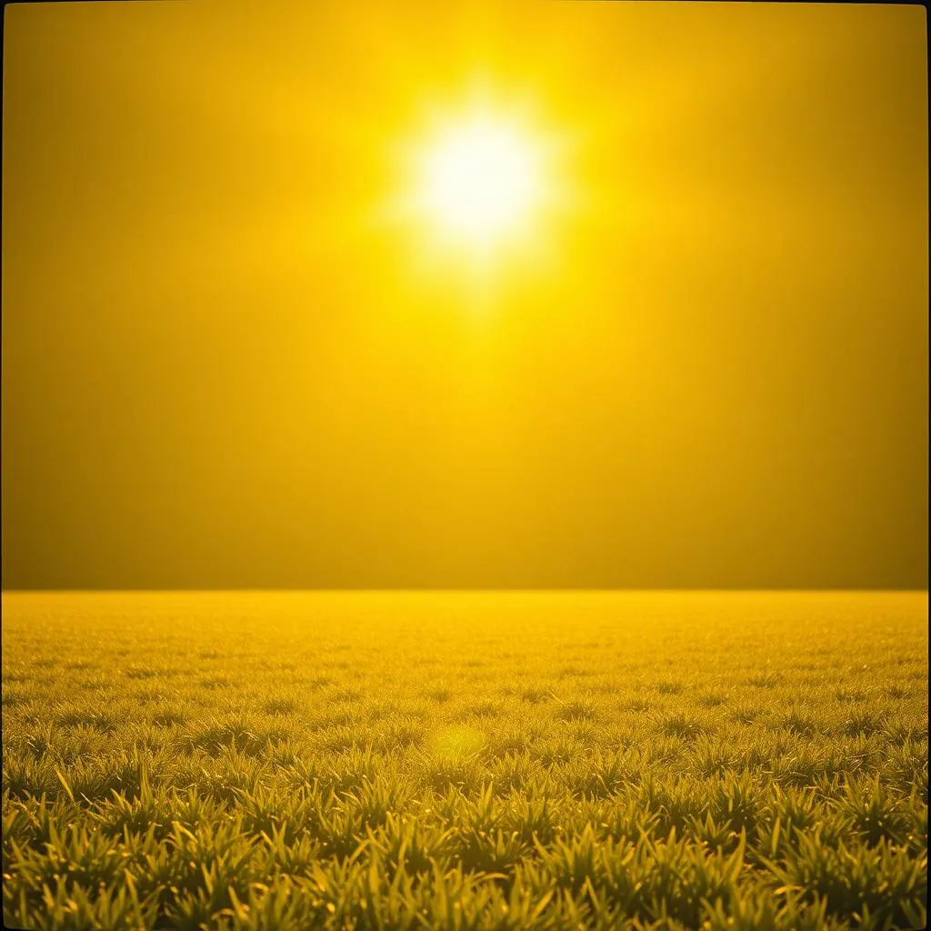 Golden Glow on the Pitch