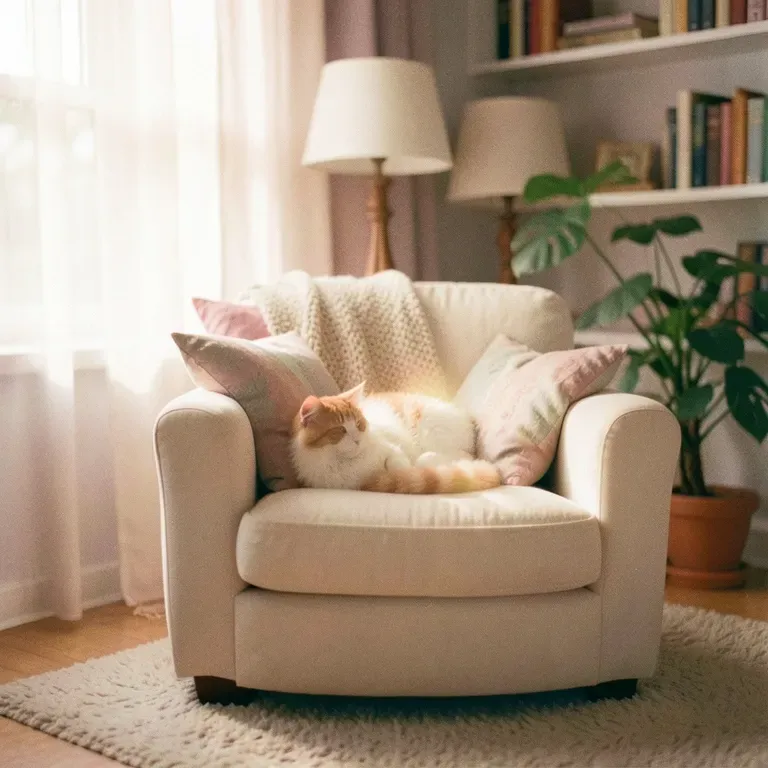 Cat on the Sofa