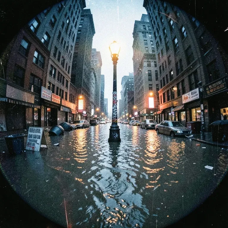 Sinking rain