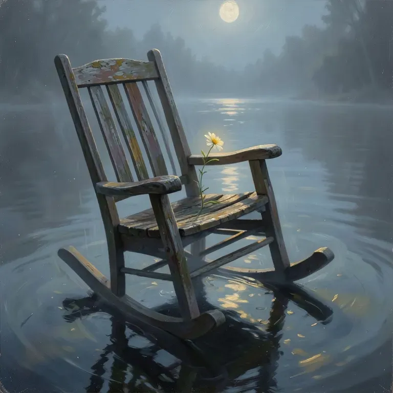Empty Porch Swing