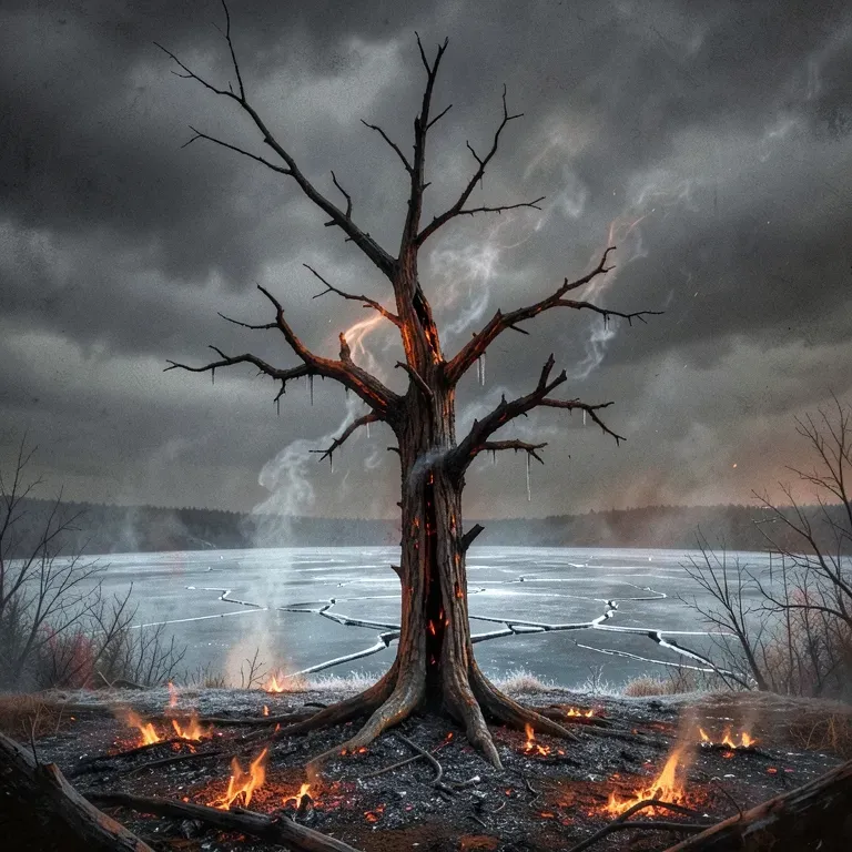 Ghosted the Fire or Left Me the Ice
