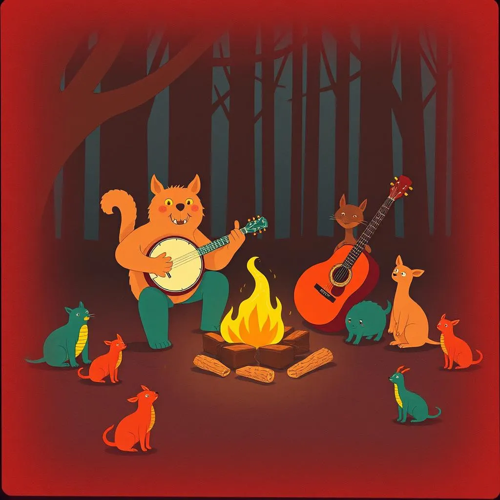 Camp fire