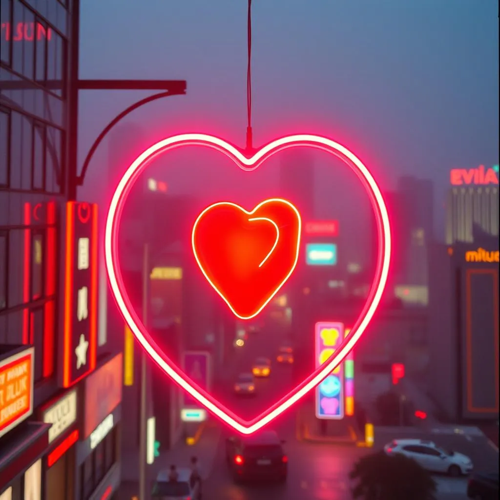 Neon Heart beat