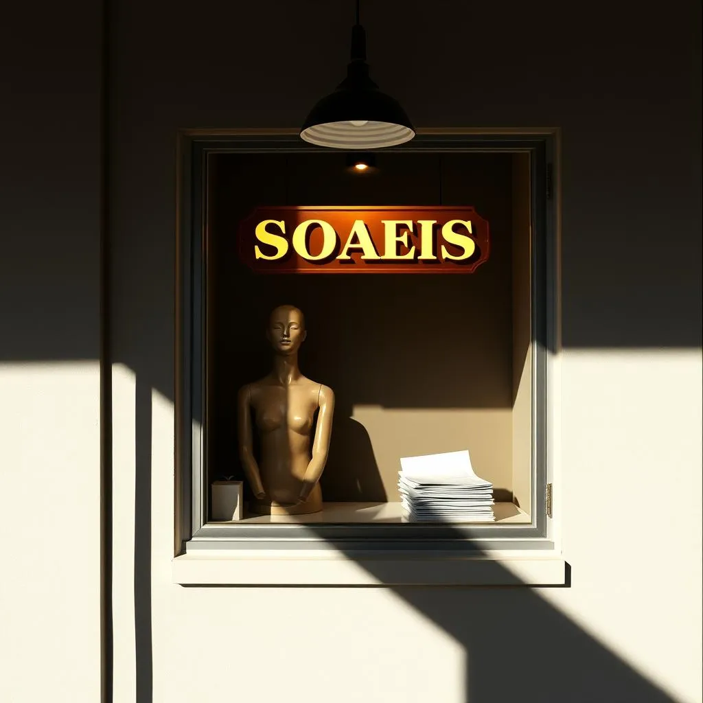 Vitrine en carton
