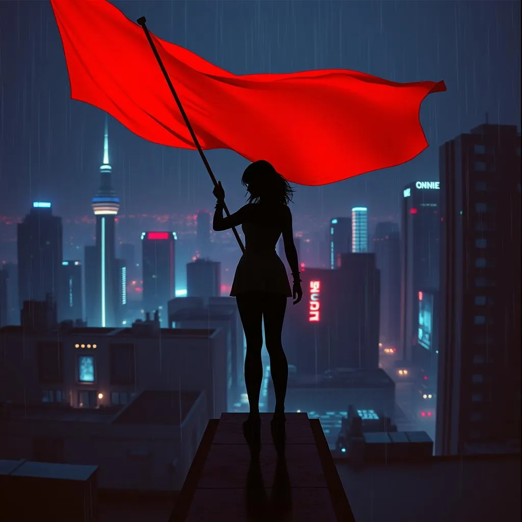 red flag pretty