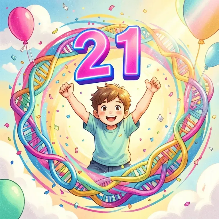 Extra love chromosome 21