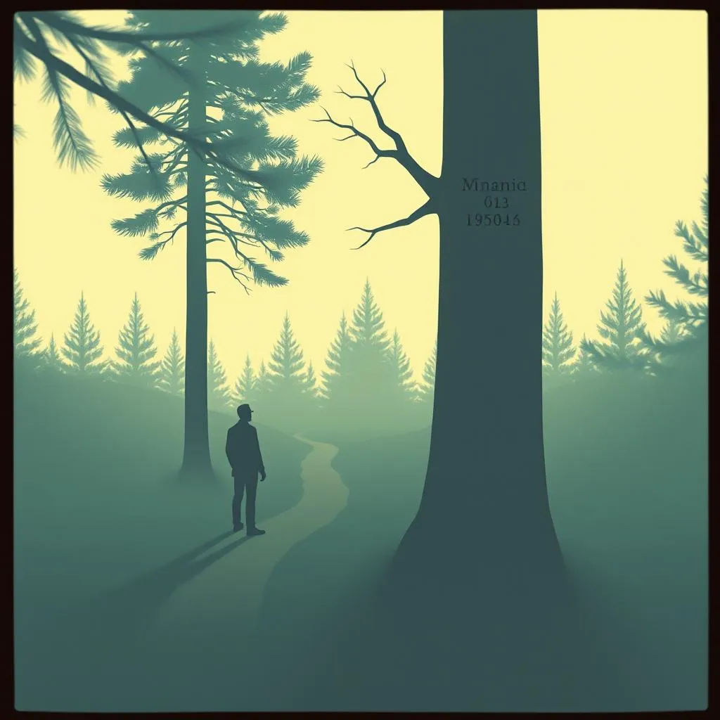 Split Paths in the Pines