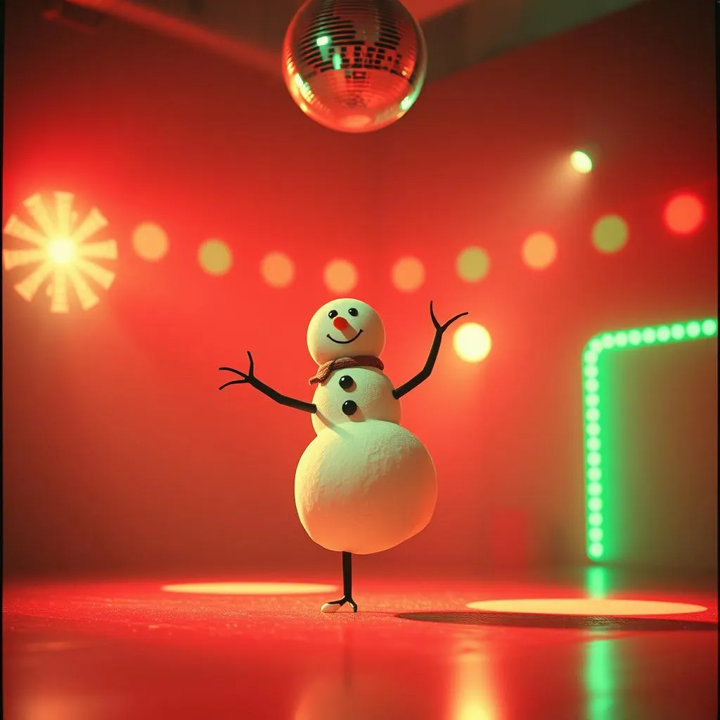 Elves Dance in the Snow