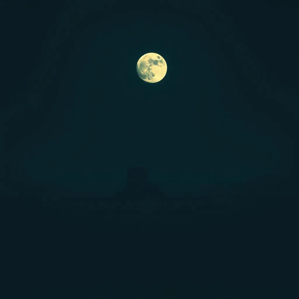 夜の静寂に