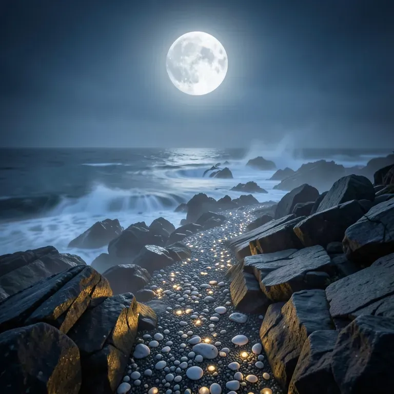 Moonlit Shoreline