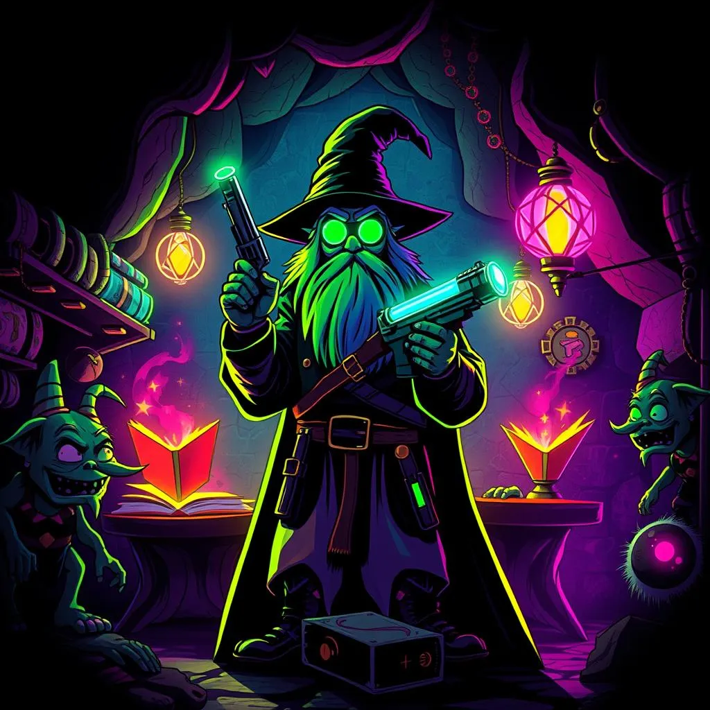 Chaotic Gunslinger Wizard