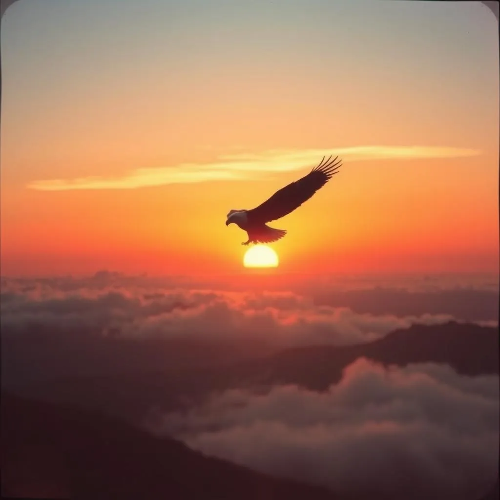 Like an eagle