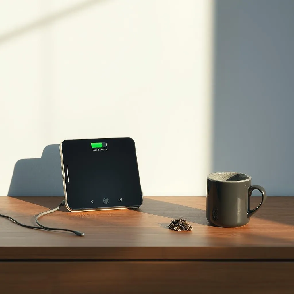 Half-Charged Phone