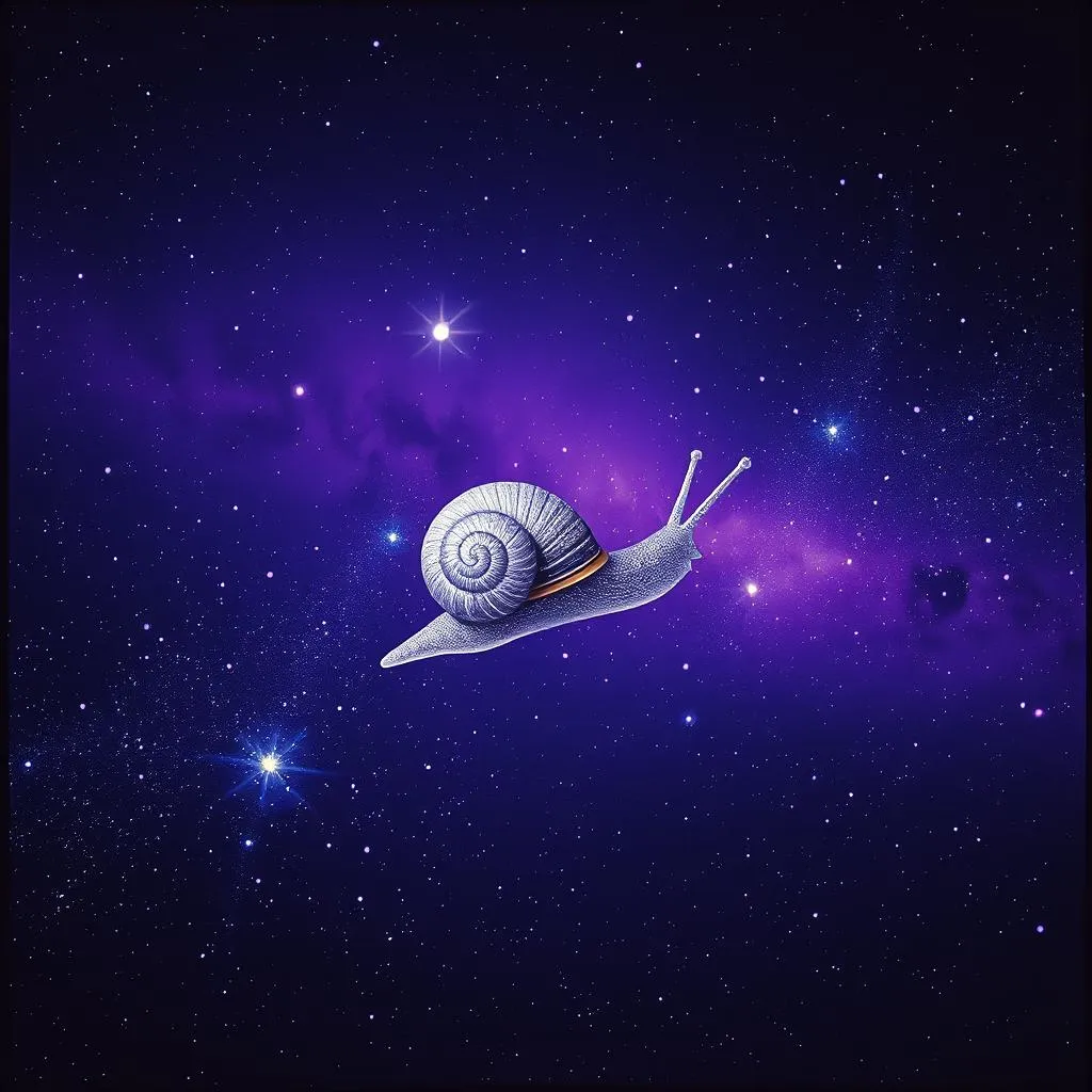 Galactic Trails of the Snail