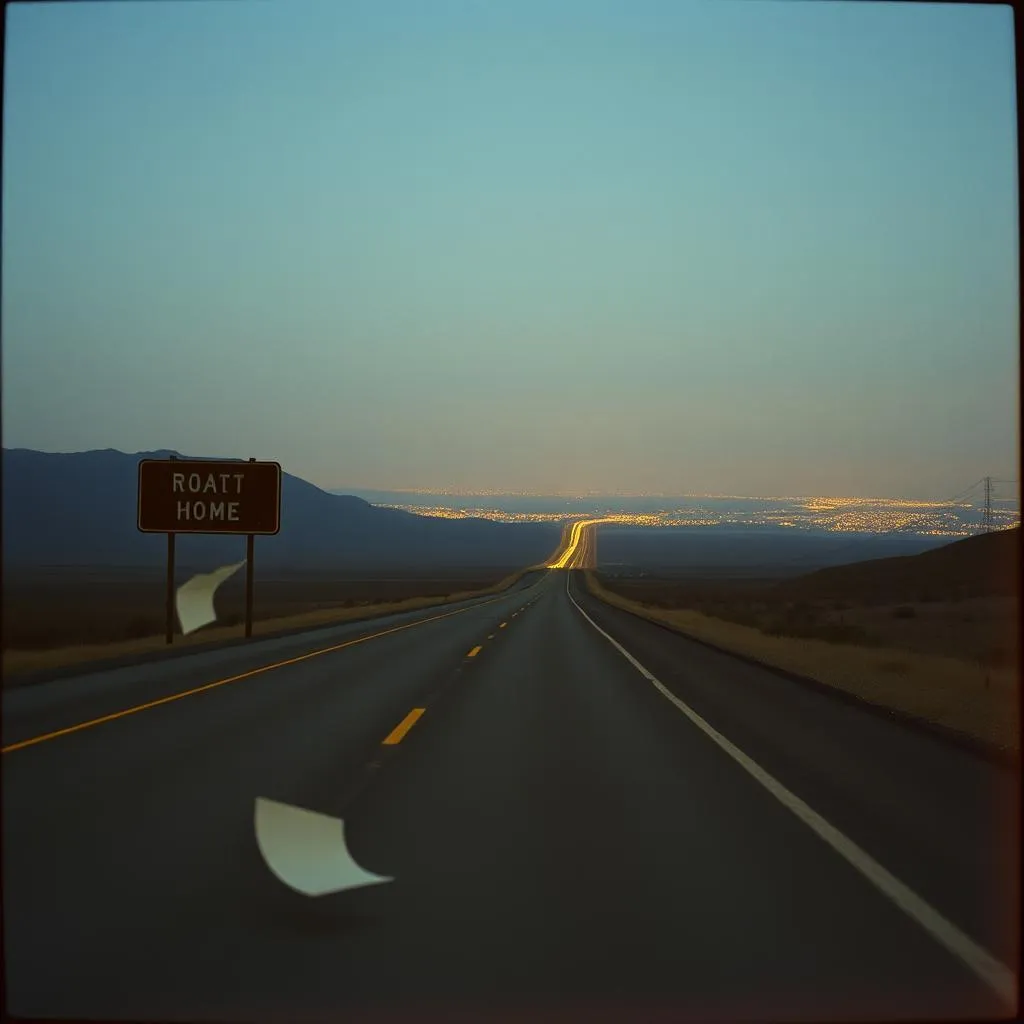 The long road home.