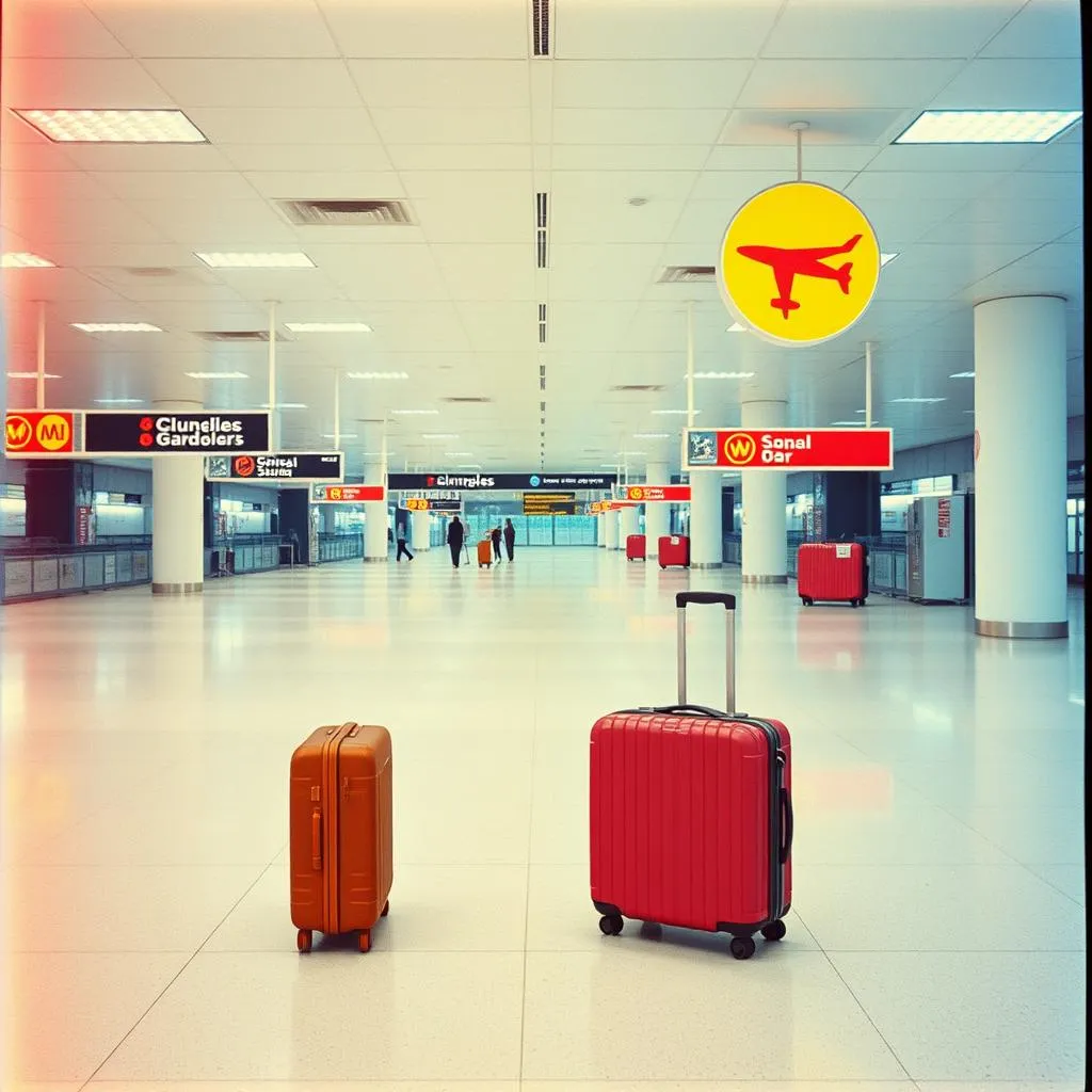 Flughafen ist nicht einfach