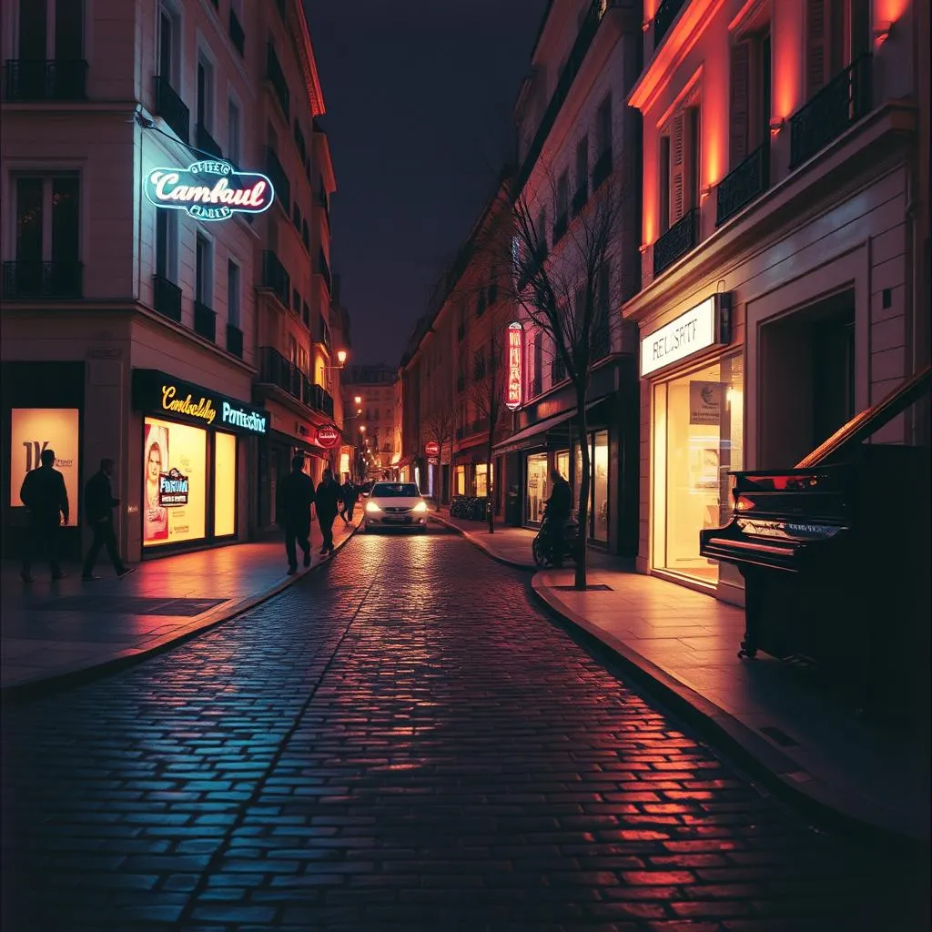 Éclair dans la nuit