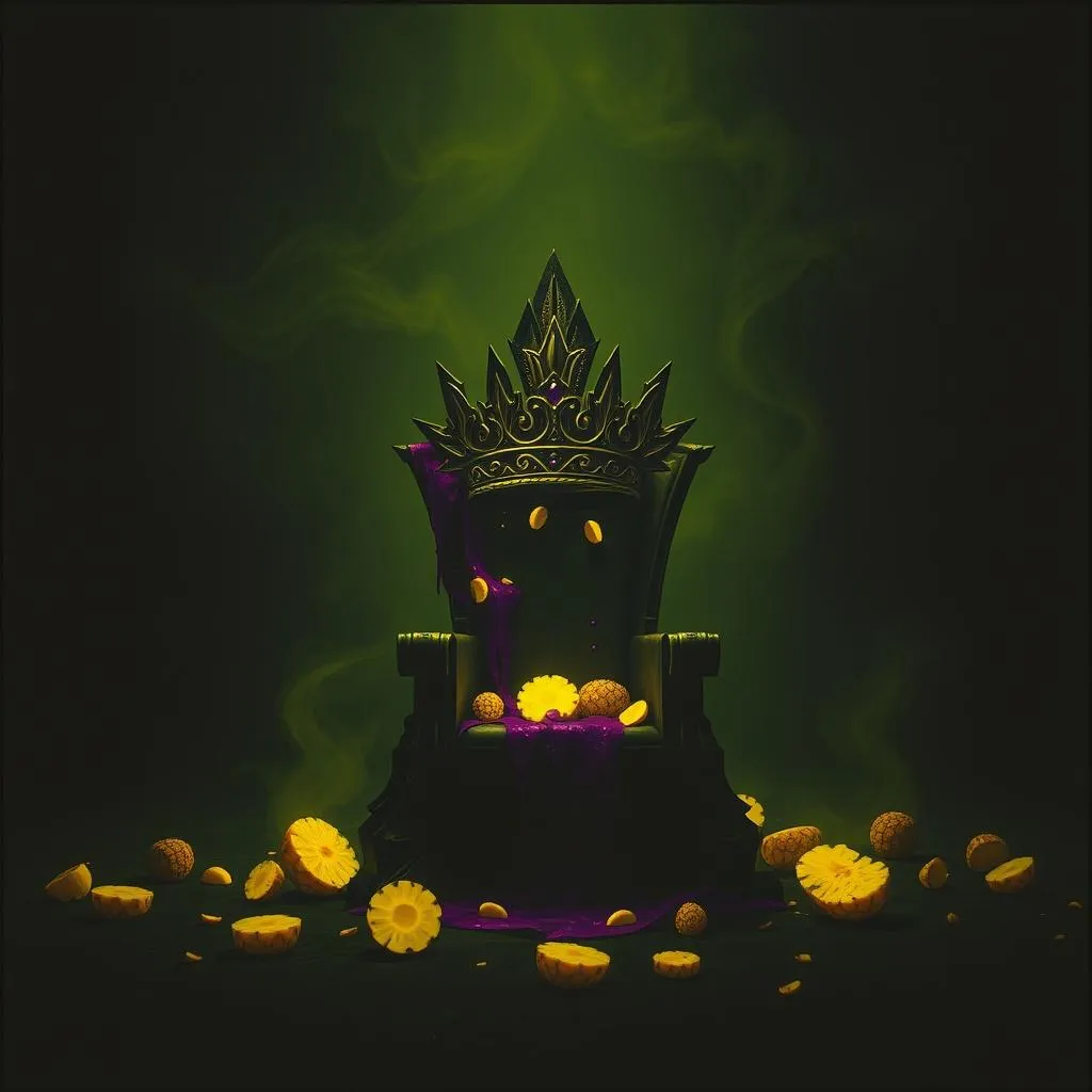 Pineapple's Demise in Darkness