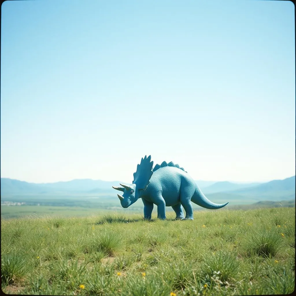 Tia the Triceratops with her little horn