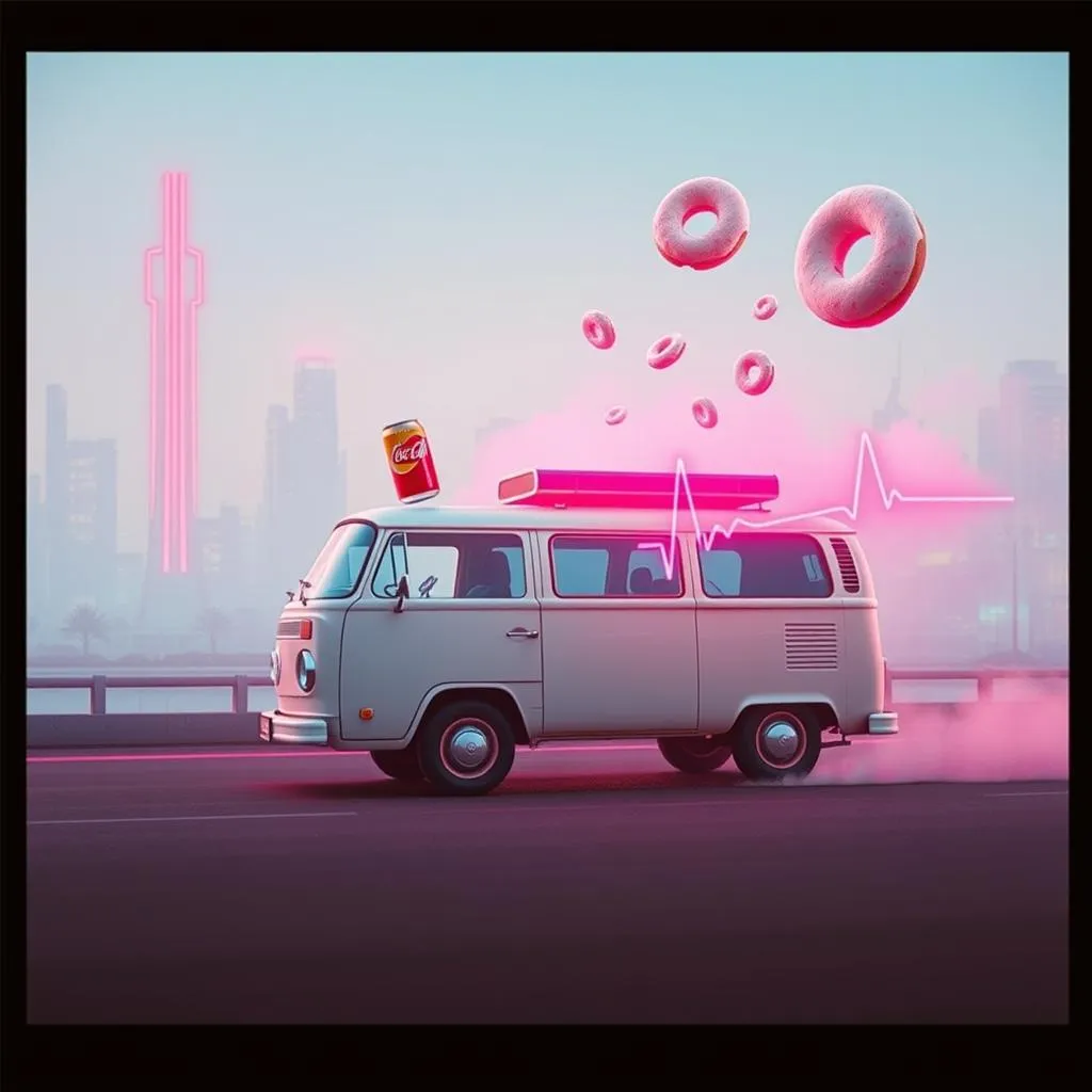 Over a donut