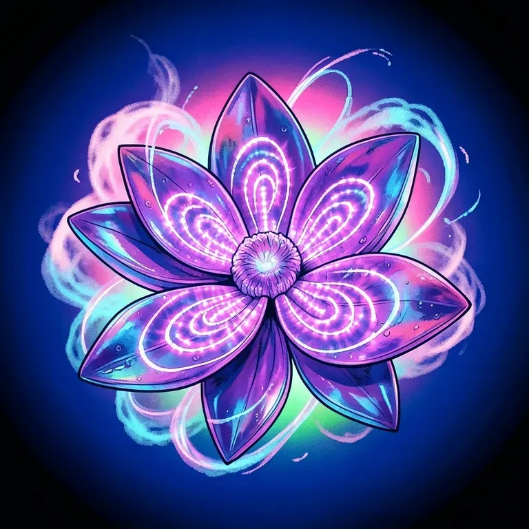 Purple Flower.