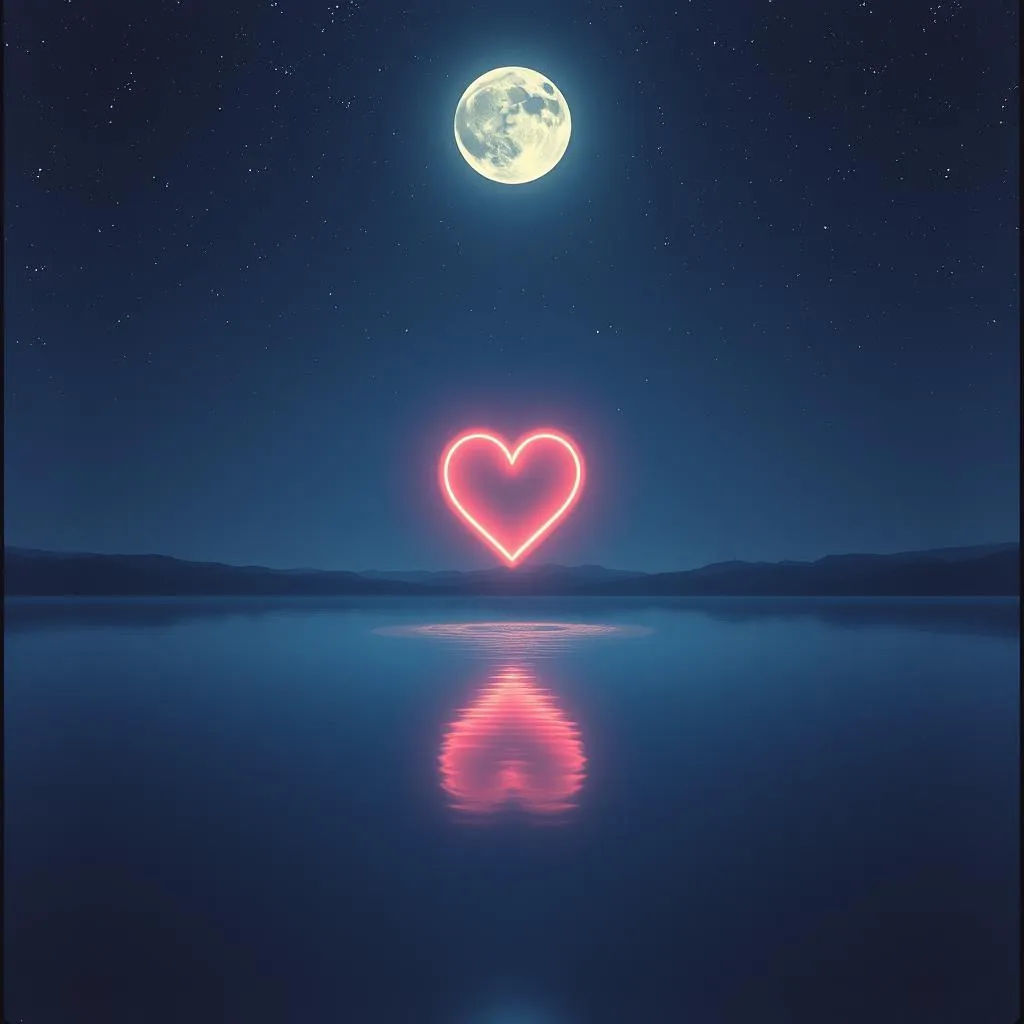 La luna brilla como nunca