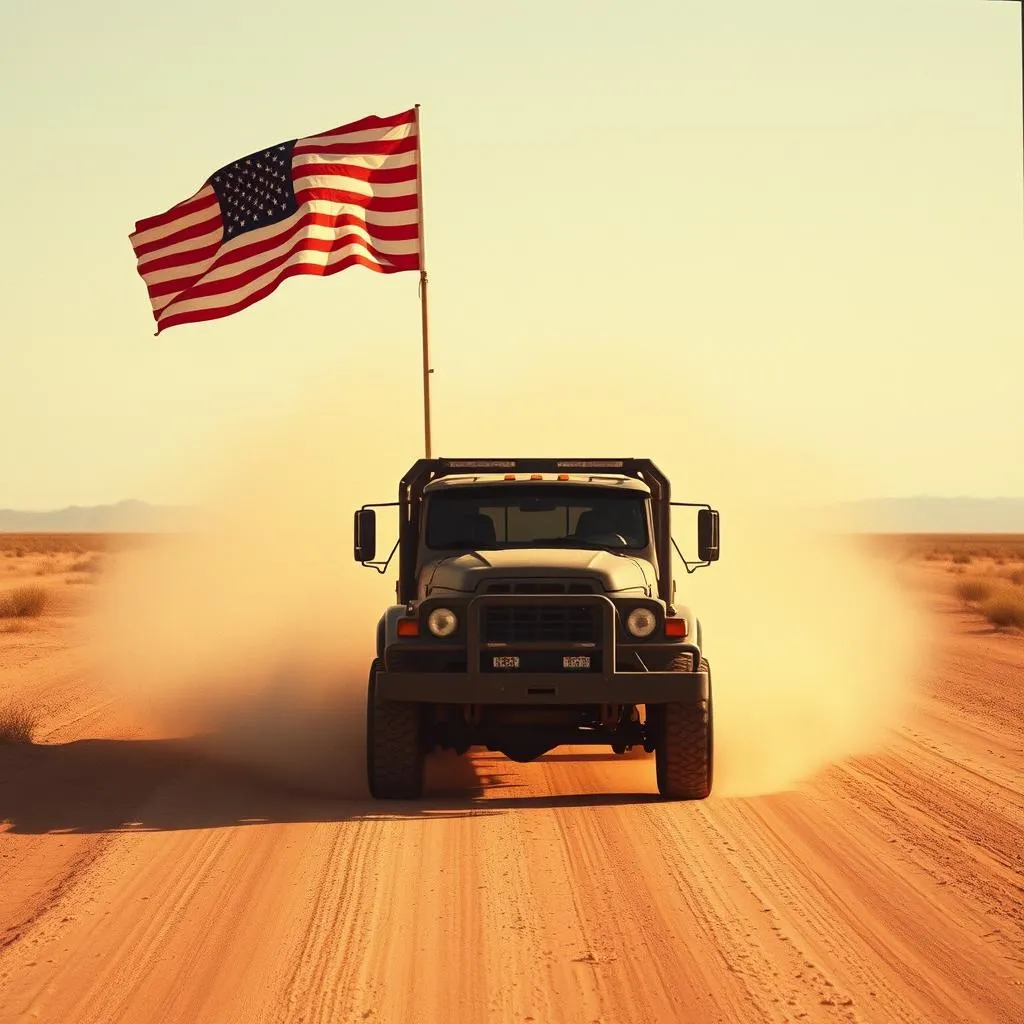 Rolling under the flag