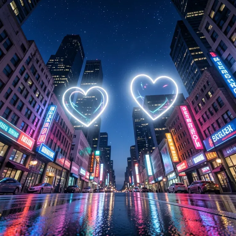 Neon Hearts