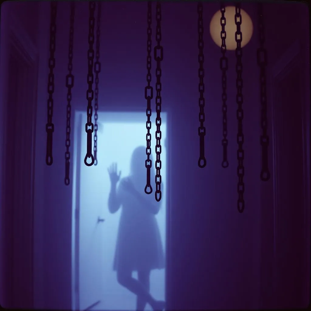 Chains in the haunted house