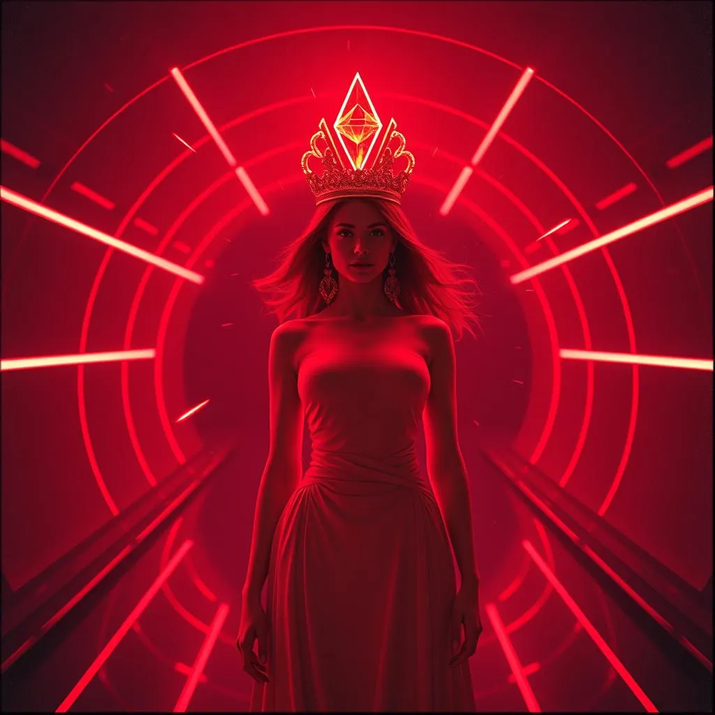 LA REYNA DE LOS DIAMANTES ROJOS
