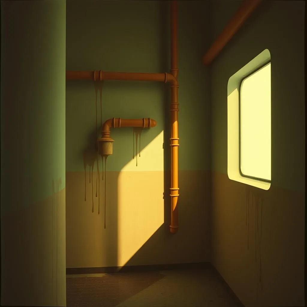 up and leaking