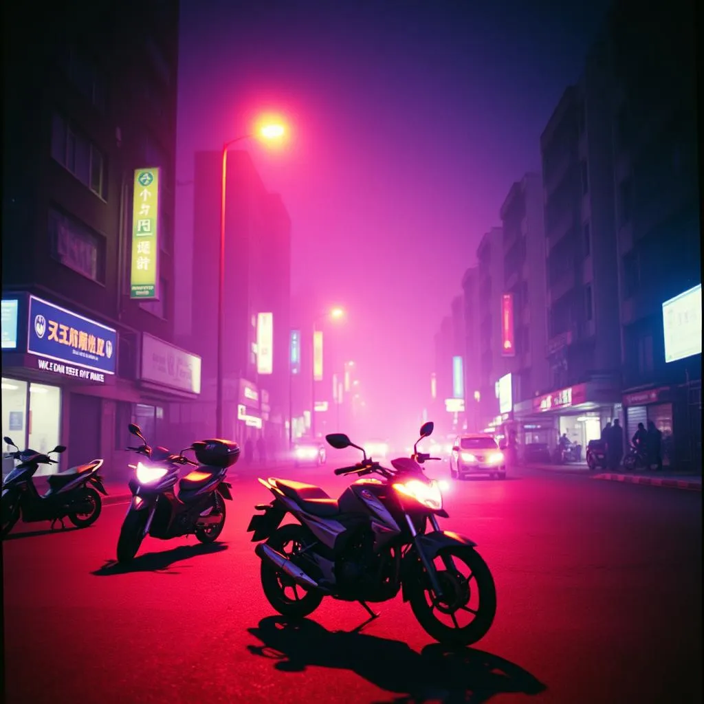 The Neon Knight's Midnight Ride