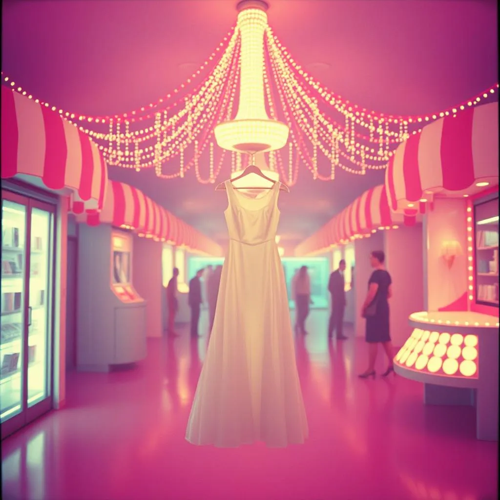 La del vestido Blanco
