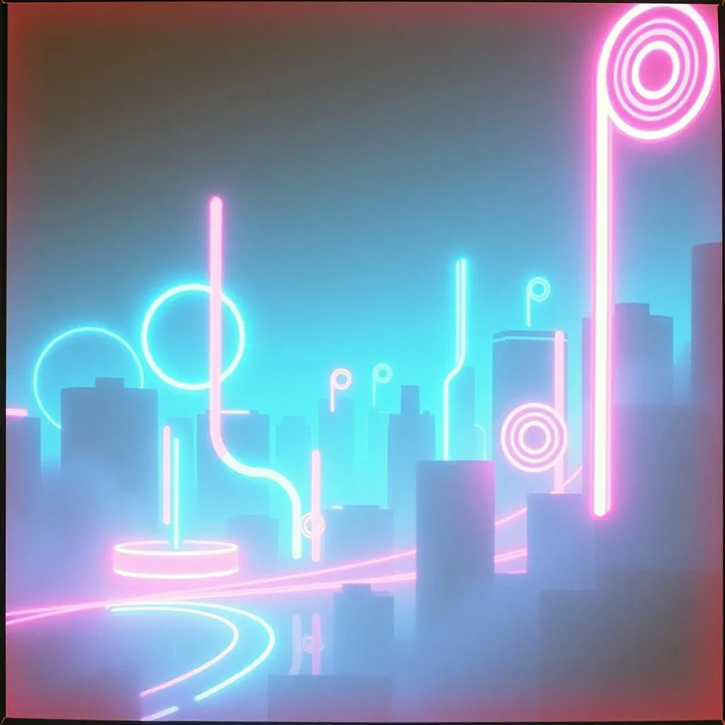 We are lost in the neon light