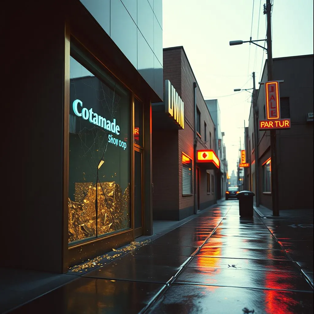 Vitrine en carton