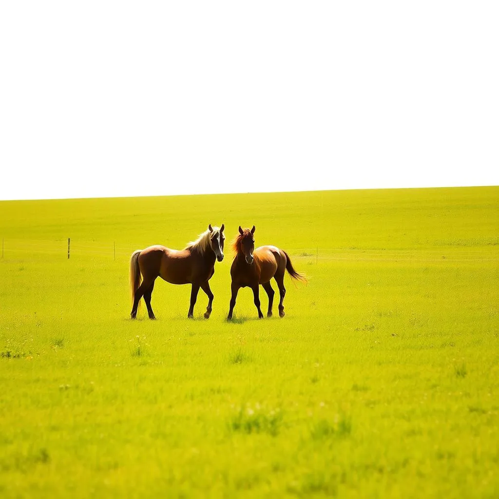 I love my horses