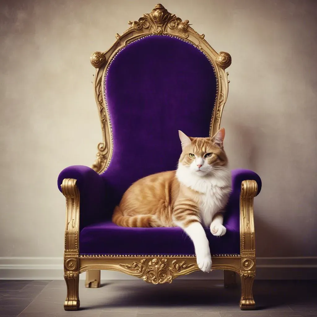 Majestätische Katze