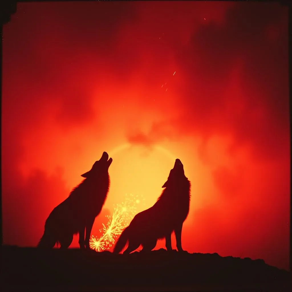 Wolves Beneath the Furnace Sky