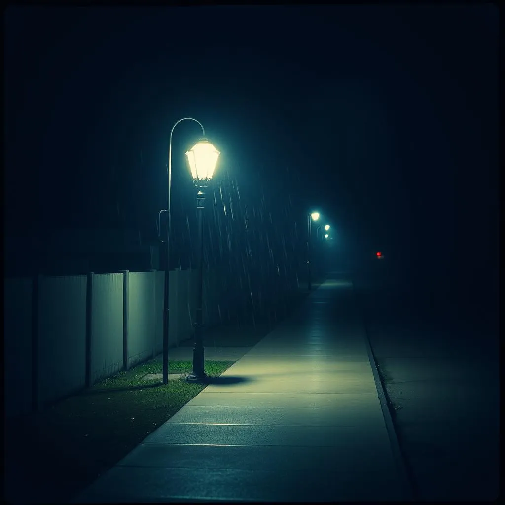 Rain night
