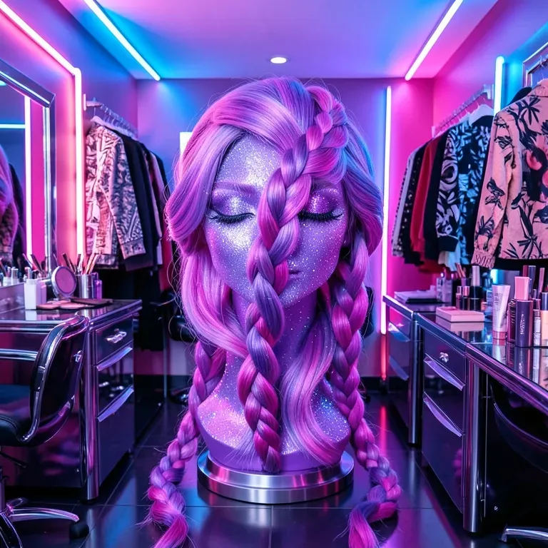 Make up and stylish hair
