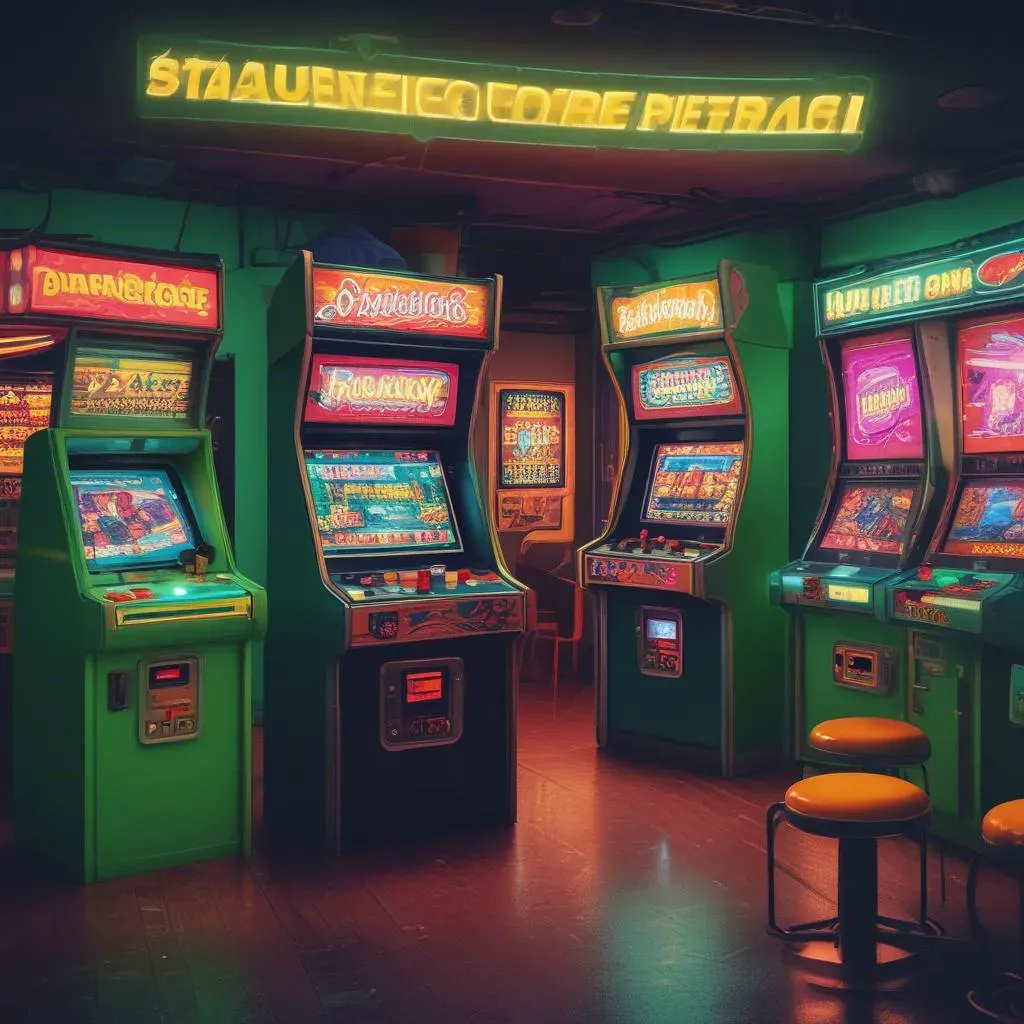 1980s neon green