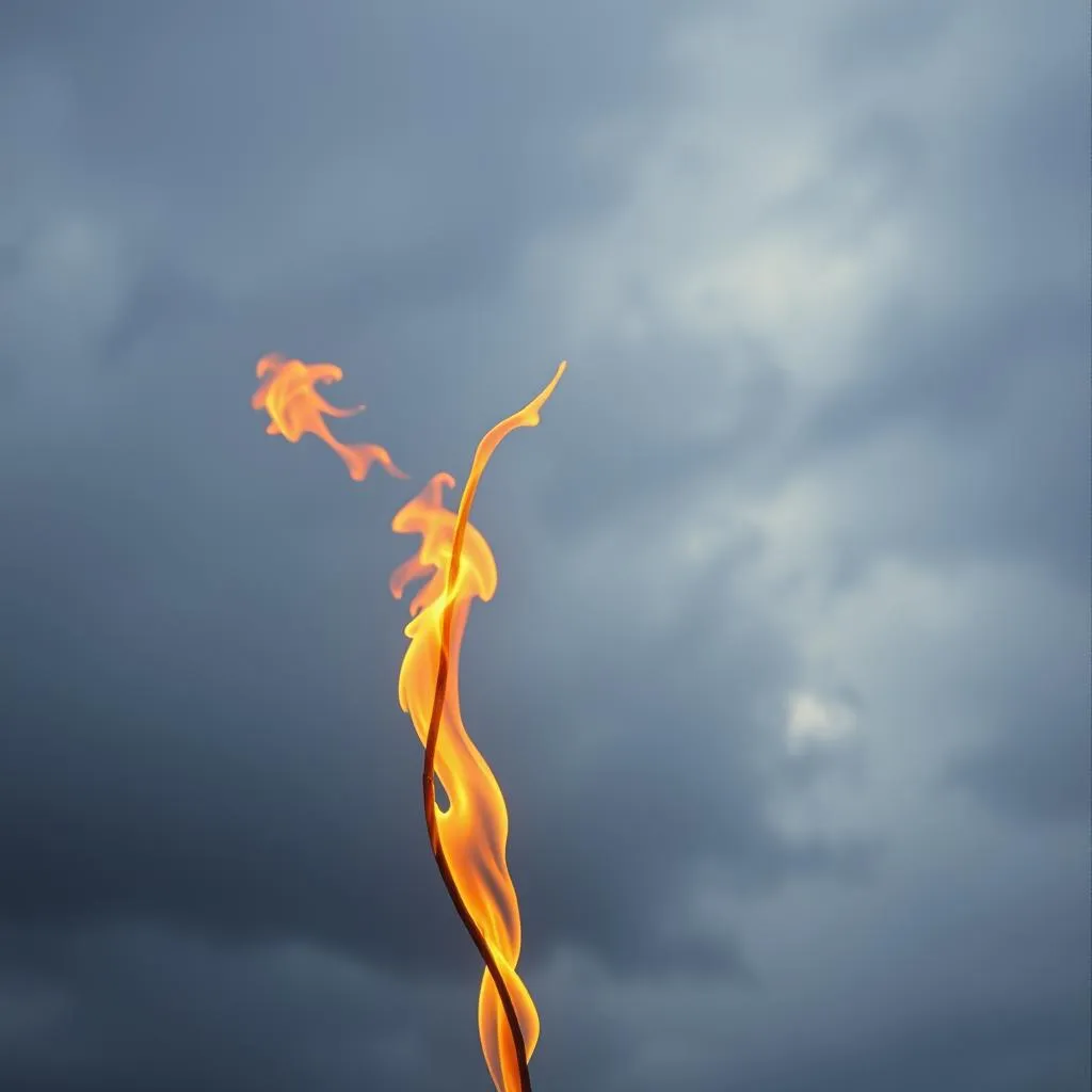 Threads of fire