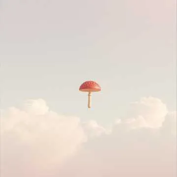Pink nuclear mushroom