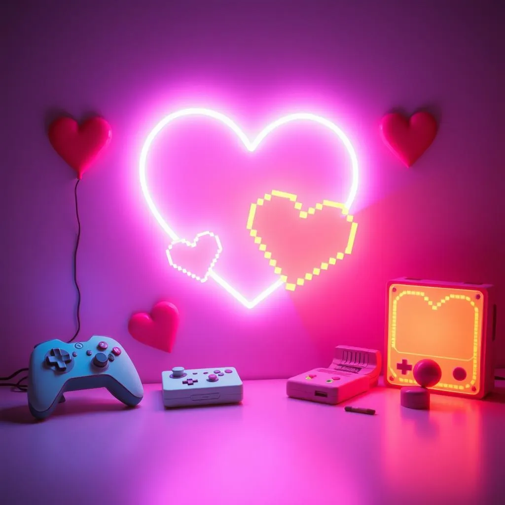 Pixel Hearts