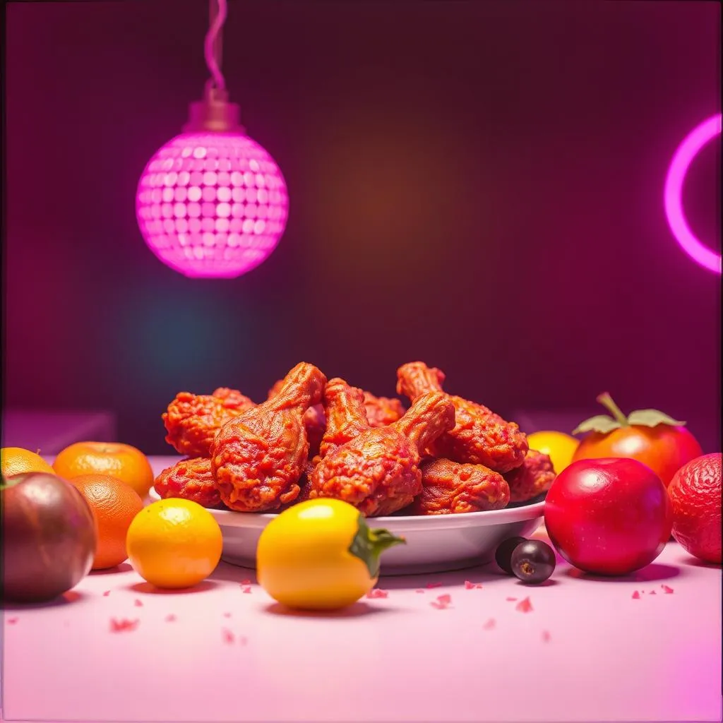 Bling bling chicken wing.