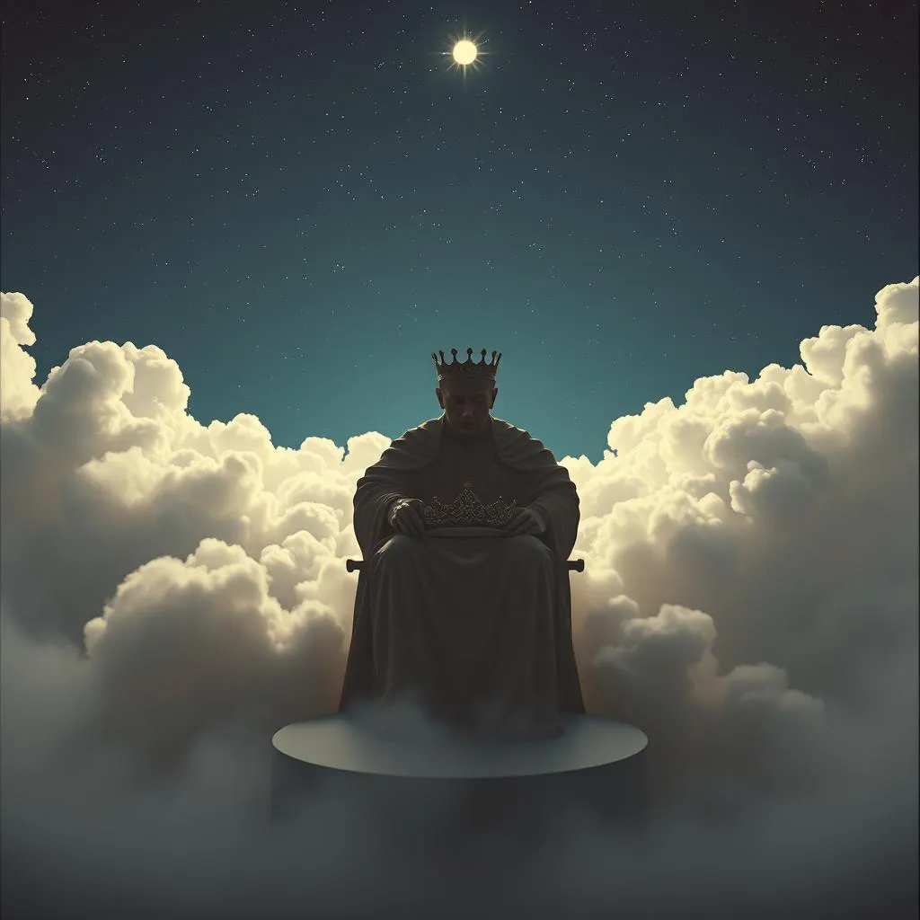 على العرش