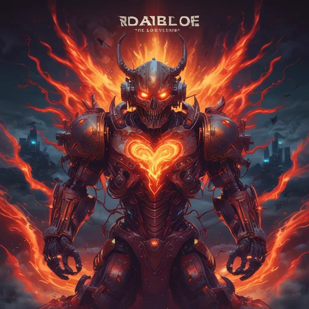 Robot con brutal arsenal